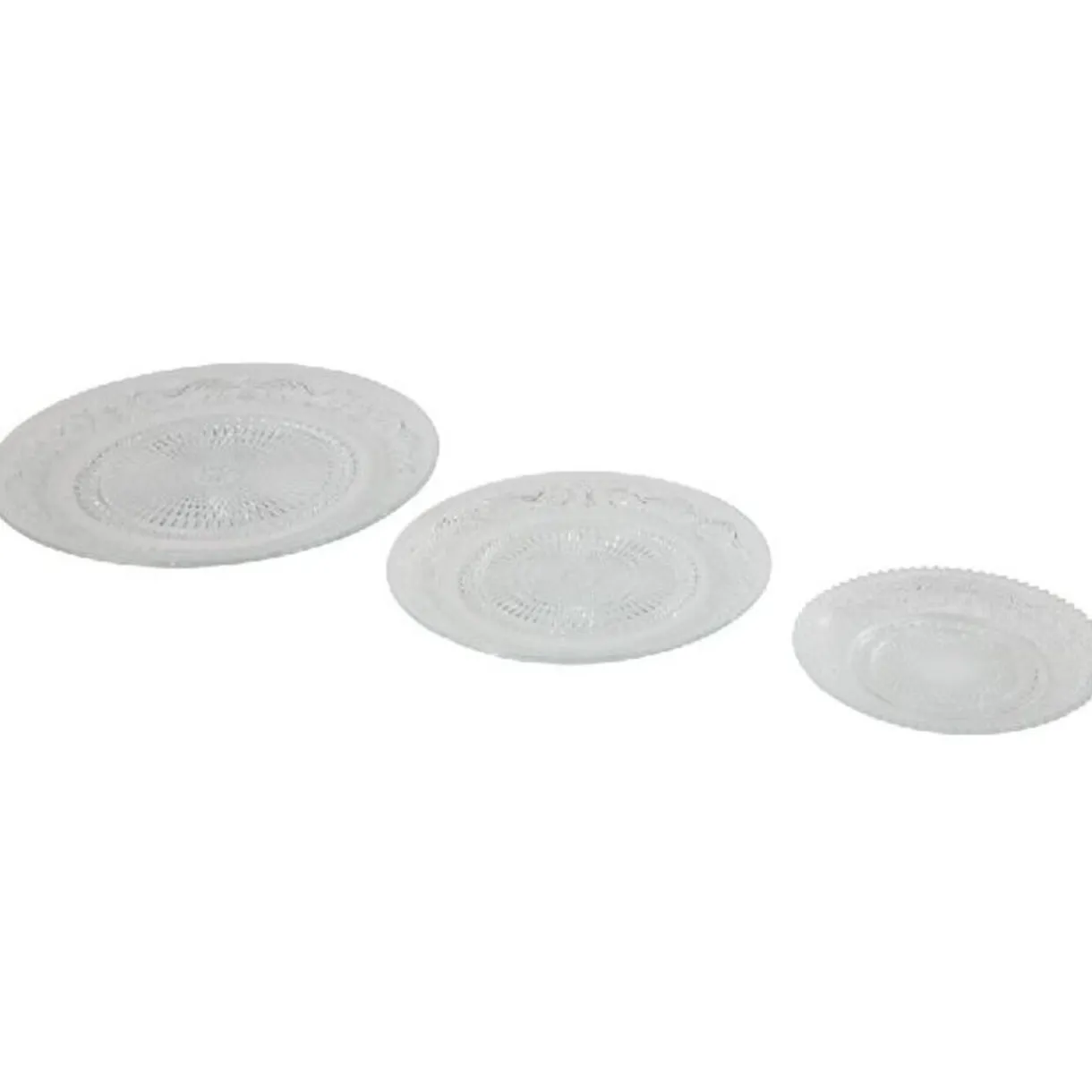 Service vaisselle transparent 18 pièces^Gifi Hot