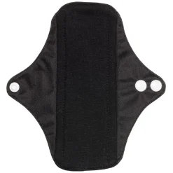 Clearance Gifi Serviette hygiènique lavable noire 100% coton