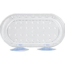 New Gifi Serviteur de douche à ventouse ajouré transparent