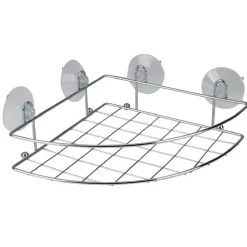 Sale Gifi Serviteur de douche d'angle fixation ventouses aluminium