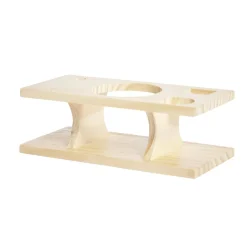 Set à cocktail acier avec support bois 6 pièces^Gifi Outlet