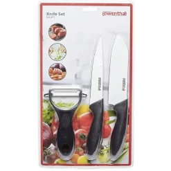 Set 2 couteaux et éplucheur lame céramique^Gifi Hot