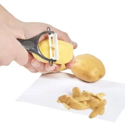 Set 2 couteaux et éplucheur lame céramique^Gifi Hot