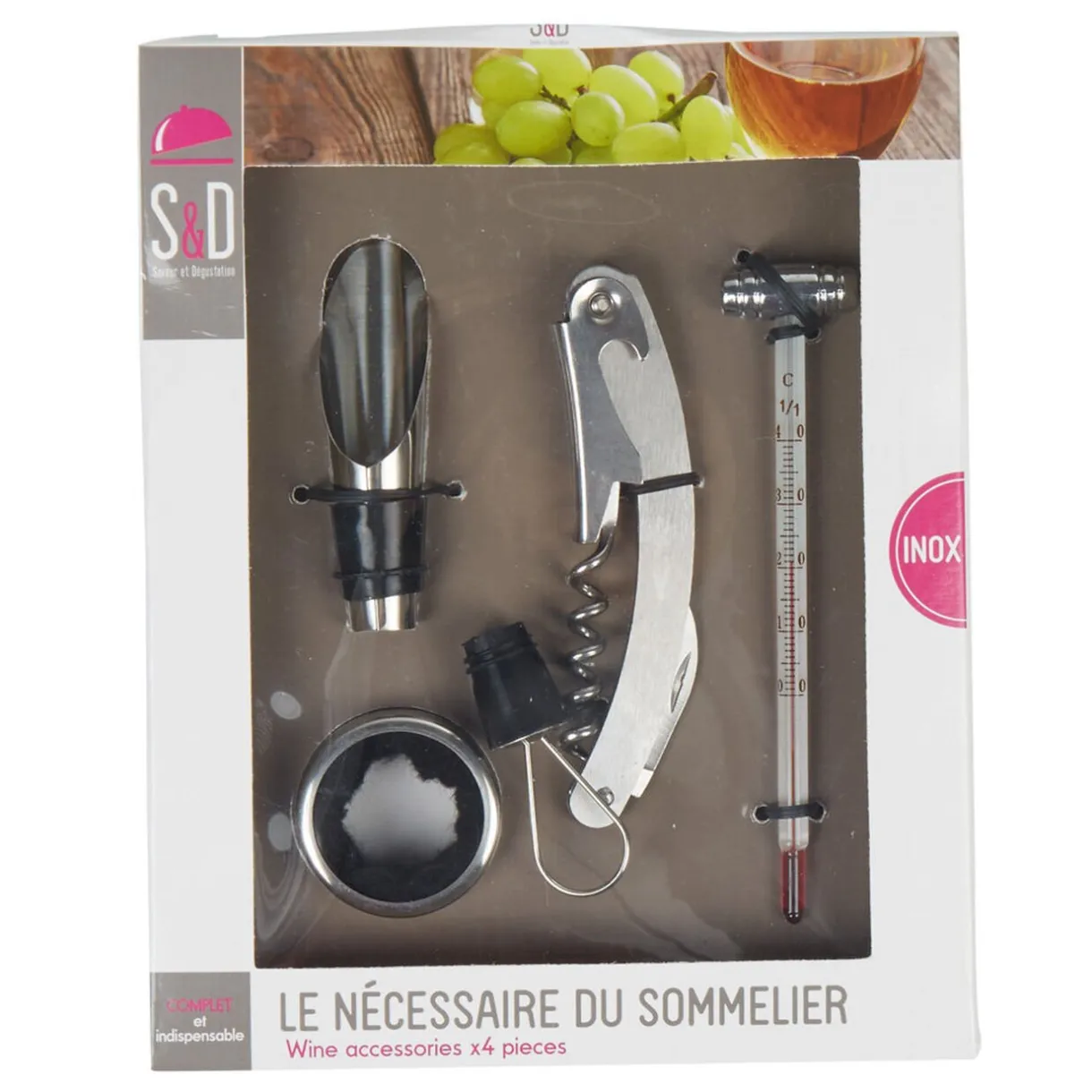 Set accessoire du vin x4^Gifi Hot