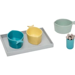 Set apéritif 10 pièces : 1 planche + 3 coupelles + 6 pics^Gifi Best