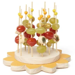 Set apéritif en forme de tournesol 14 pics^Gifi