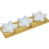 Set apéritif plateau bambou et coupelle étoile x3^Gifi Sale