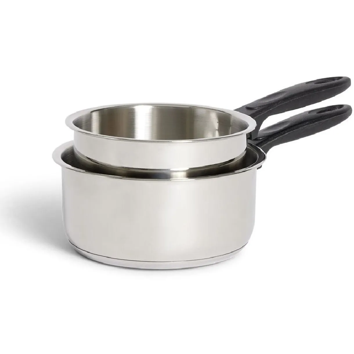 Set casserole inox x2 - Ø16cm et Ø18cm^Gifi Outlet