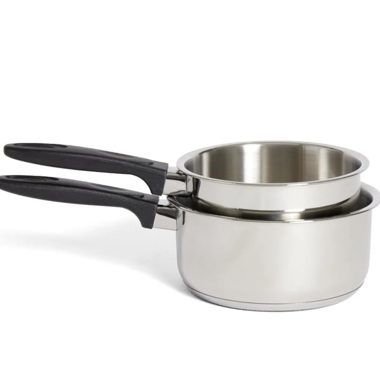 Set casserole inox x2 - Ø16cm et Ø18cm^Gifi Outlet
