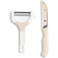 Set couteau et éplucheur inox et plastique - 3 modèles^Gifi Hot