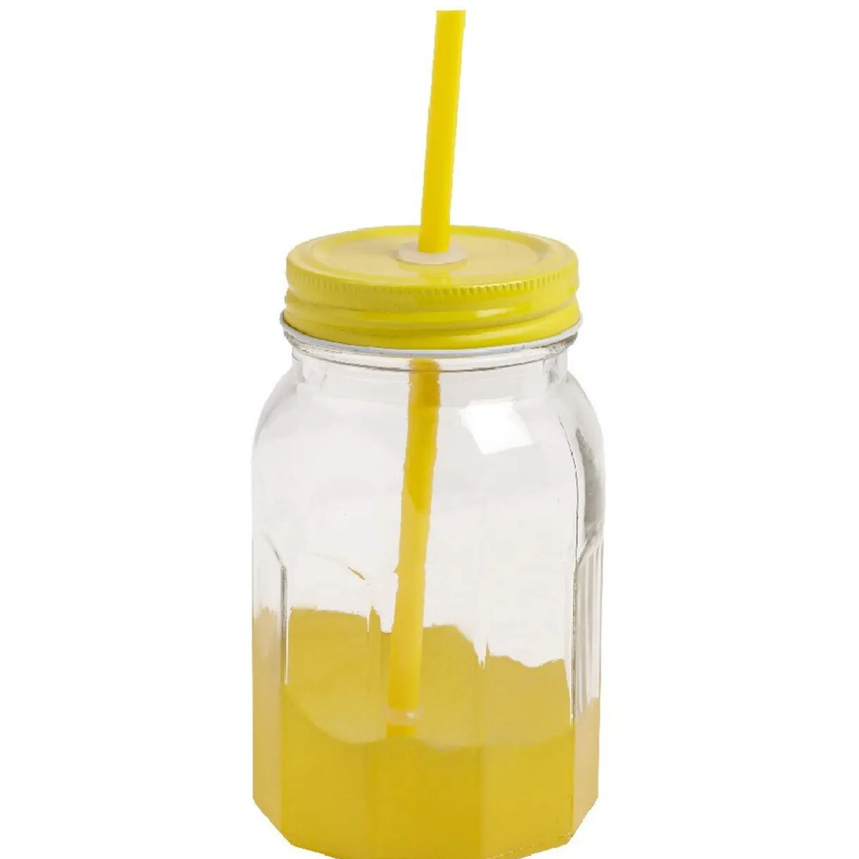 Set de 6 bocaux et pailles multicolores^Gifi Online