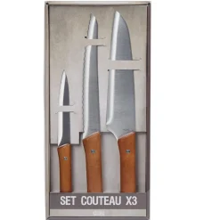 Set de 3 couteaux de cuisine^Gifi Sale