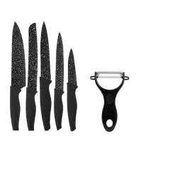 Set de 5 couteaux et 1 éplucheur^Gifi