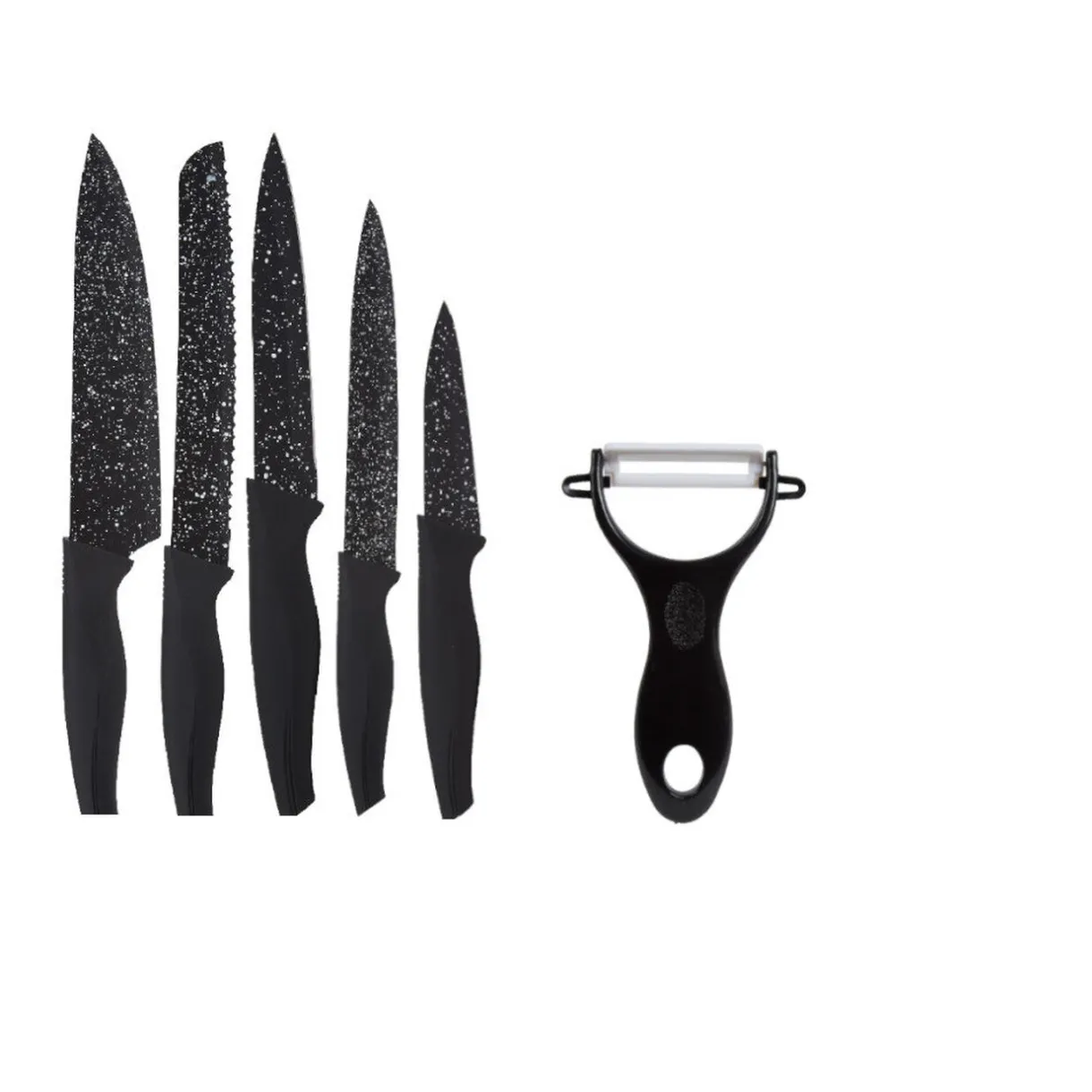 Set de 5 couteaux et 1 éplucheur^Gifi