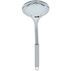 Set de 6 ustensiles de cuisine avec support inox gris Ø16xH40,5cm^Gifi Discount