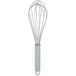 Set de 6 ustensiles de cuisine avec support inox gris Ø16xH40,5cm^Gifi Discount