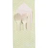 Set de couverts en bois dans pochon^Gifi Outlet
