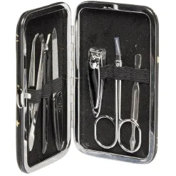 Online Gifi Set manucure 6 pièces Spring fleuri, gris