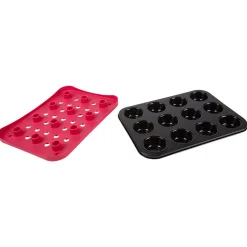 Set moule à muffins avec fond amovible et plateau^Gifi Hot