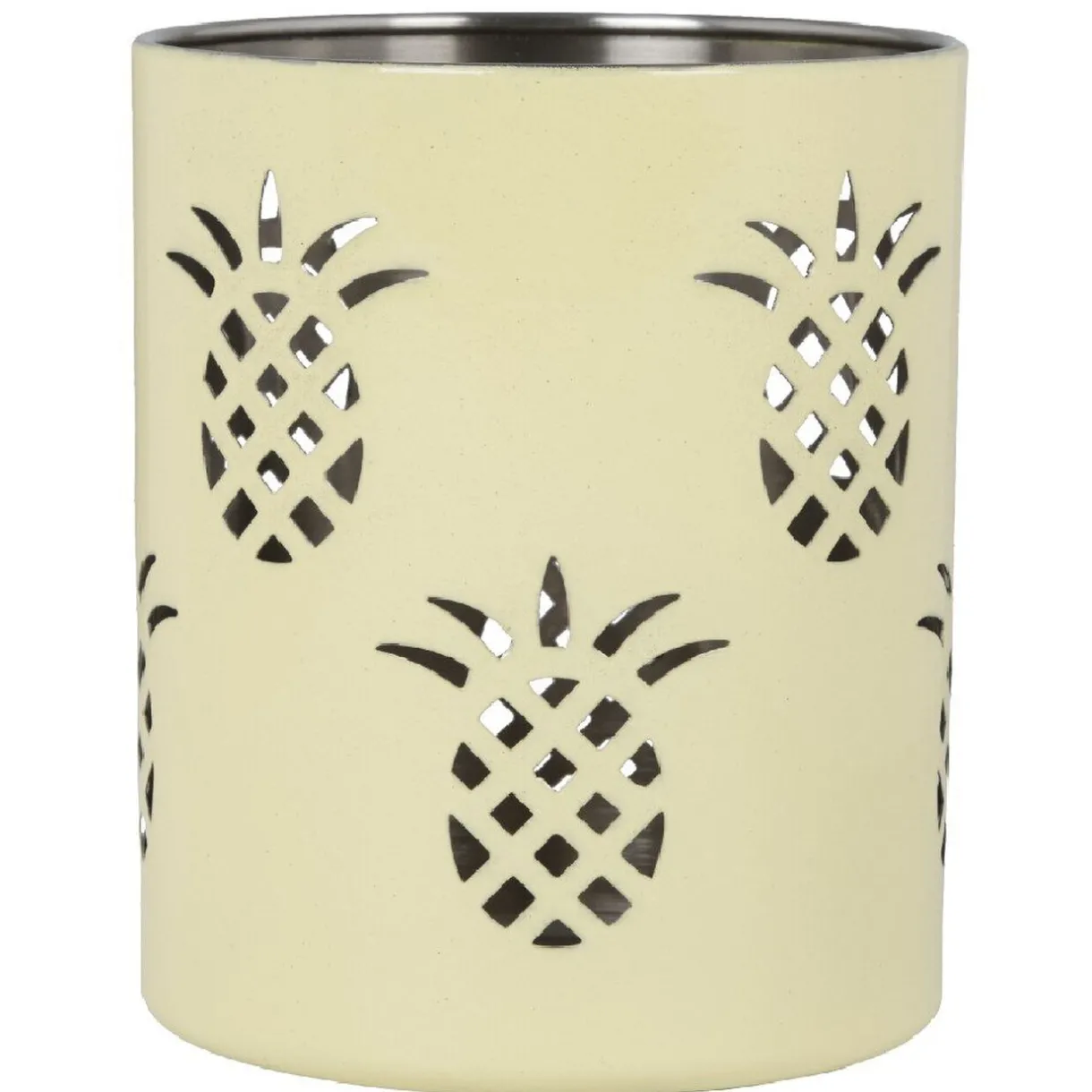 Set passoire, saladier, porte-ustensiles vert design ananas^Gifi Best