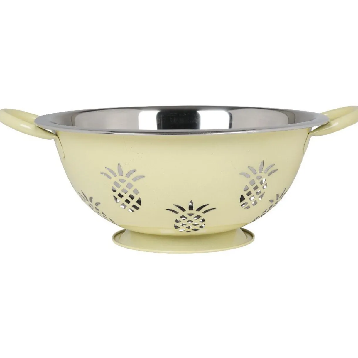 Set passoire, saladier, porte-ustensiles vert design ananas^Gifi Best