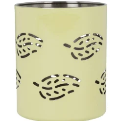 Set passoire, saladier, porte-ustensiles vert design feuille^Gifi Outlet