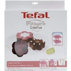 Set patisserie créative Téfal moule silicone emporte pièces^Gifi Discount