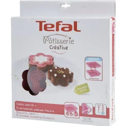 Set patisserie créative Téfal moule silicone emporte pièces^Gifi Discount