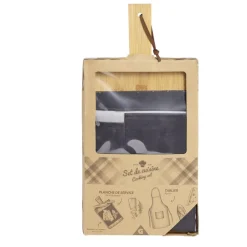 Set planche à découper + ardoise + tablier^Gifi Sale