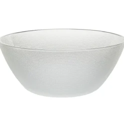 Set saladier avec coupelles x6 verre transparent martelé^Gifi Sale