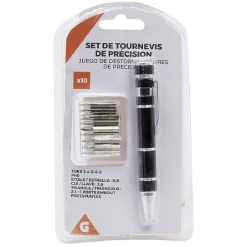 Outlet Gifi Set tournevis de précision x10