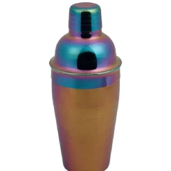 Shaker métal irisé en acier et verre^Gifi Outlet