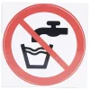 Online Gifi Signalétique adhésive "Eau non potable" - 8x8 cm