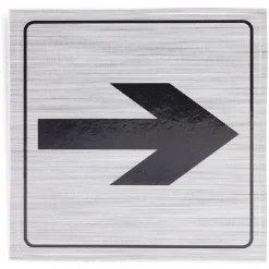 Hot Gifi Signalétique adhésive "flèche directionnelle" - 8x8 cm