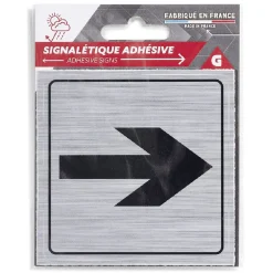 Hot Gifi Signalétique adhésive "flèche directionnelle" - 8x8 cm