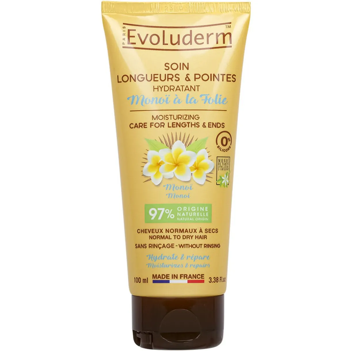 New Gifi Soin cheveux longueurs et pointes Evoluderm monoï 100ml
