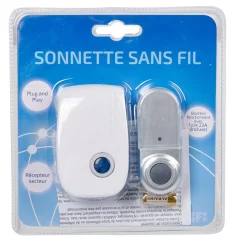 Online Gifi Sonnette de porte sans fil plug and play