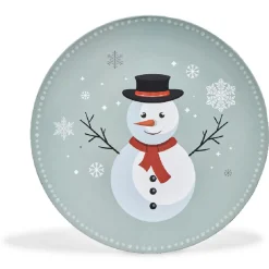 Sous assiette décoration motif bonhomme de neige^Gifi Online
