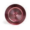 Sous assiette rond strié rouge Ø33cm^Gifi Clearance