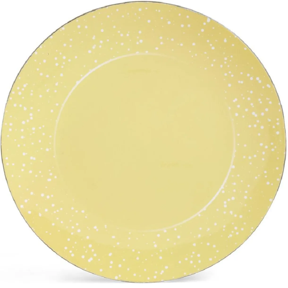 Sous assiette ronde doré et blanc Ø33cm^Gifi Online