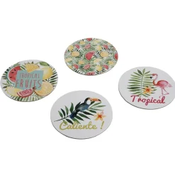 Sous verre design tropical x6^Gifi Online