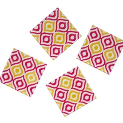 Sous verre rose jaune Muranu nomad^Gifi New