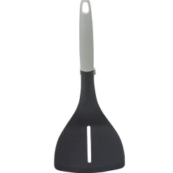 Spatule à trou polyamide manche en polypropylène gris noir^Gifi Best