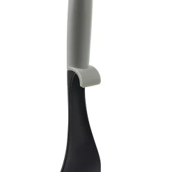 Spatule à trou polyamide manche en polypropylène gris noir^Gifi Best