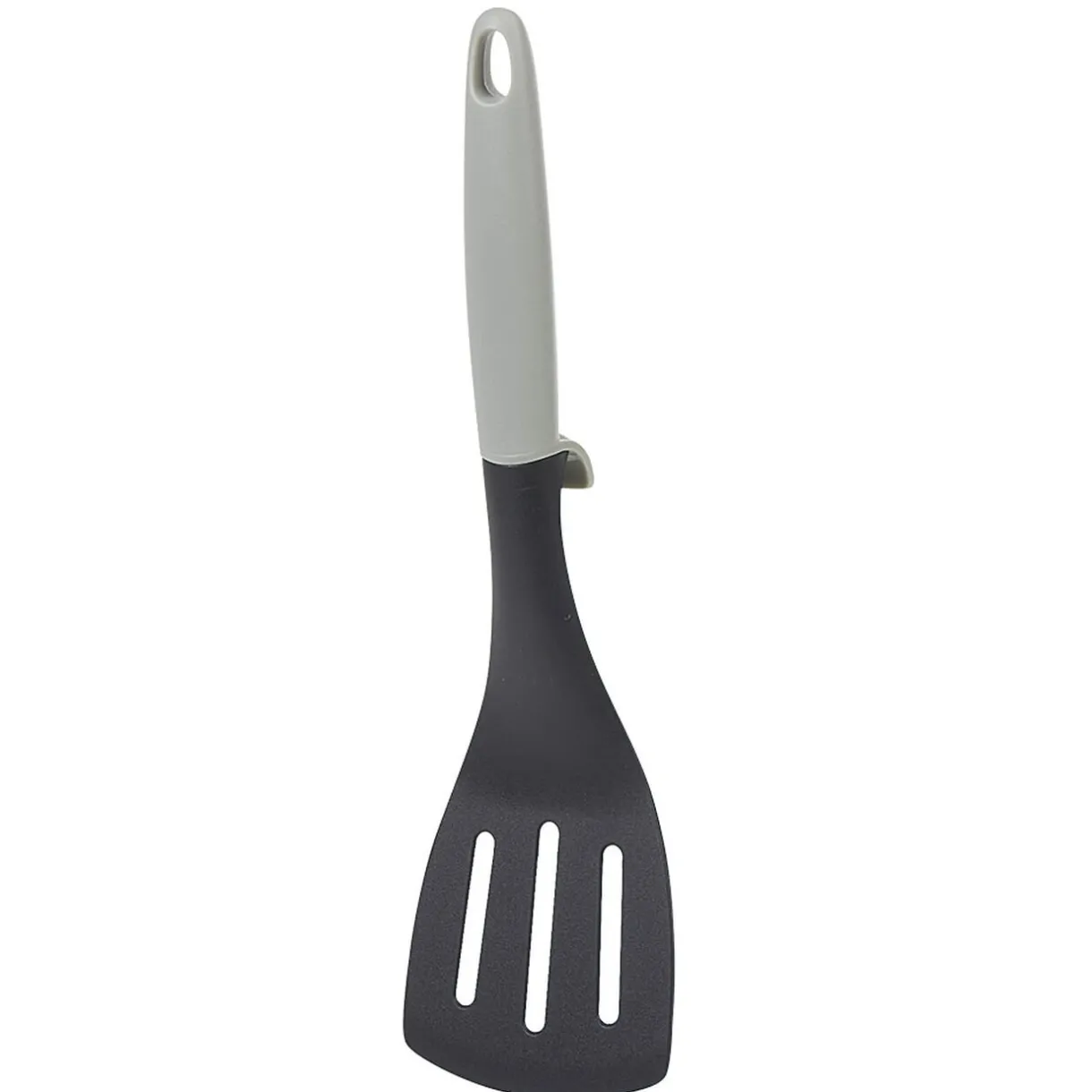 Spatule ajourée polyamide manche en polypropylène gris noir^Gifi Online