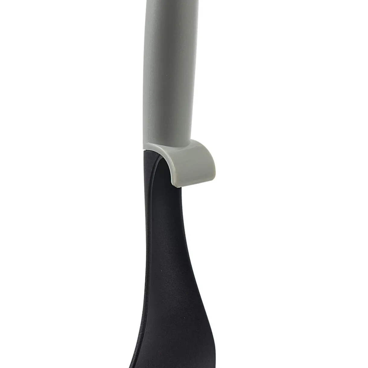 Spatule ajourée polyamide manche en polypropylène gris noir^Gifi Online