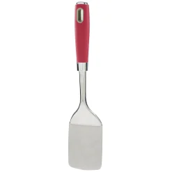 Spatule en inox avec manche en polypropylène rouge^Gifi Hot
