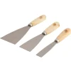 Hot Gifi Spatule inox Suki manche bois x3