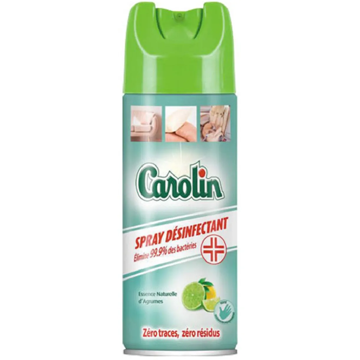 Nettoyage Et Entretien|Gifi Spray désinfectant Carolin essence naturelle d'agrumes 300ml