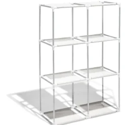 Rangement|Gifi Structure 6 casiers gris